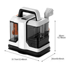 ✨Stoffsofa-Reinigungsmaschine, kleine Sprüh-Saug-All-in-One-Reinigungsmaschine, Haushalts-Teppich-Vorhang-Staubsauger