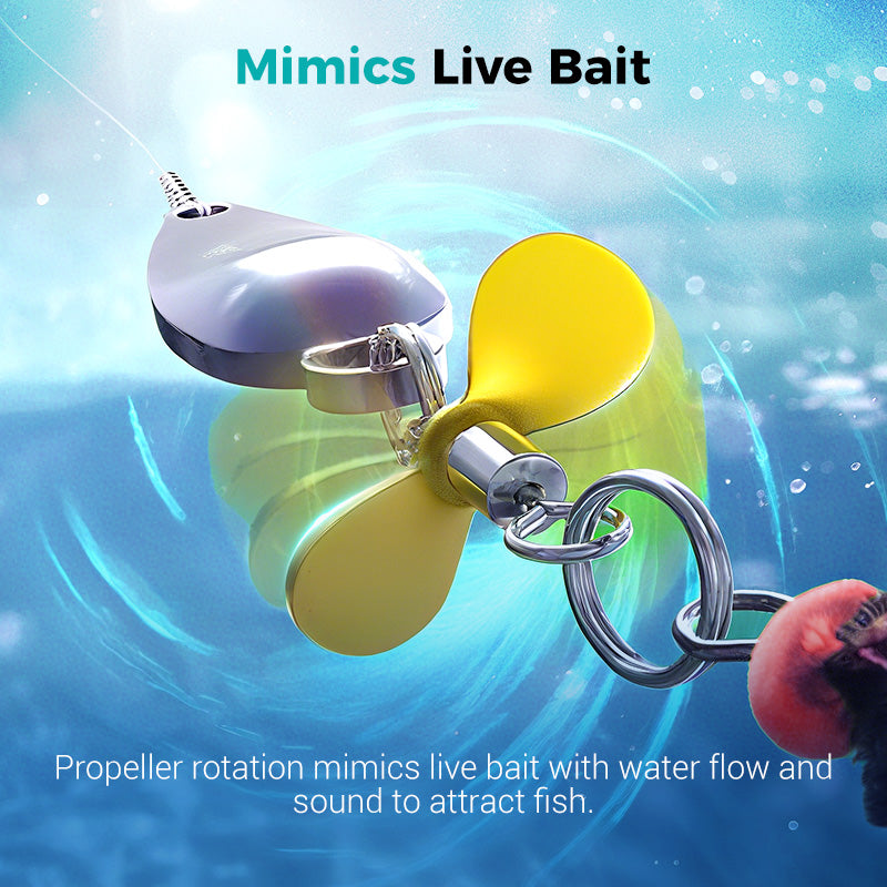 🎣Leurre de pêche à hélice en métal pour attraper du poisson