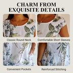 🍀🌷MOTHER'S DAY HOT SALE 50% OFF🍀🌷Women's Cotton Loose Printed Dress (BUY MORE SAVE MORE)