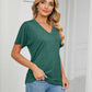 💕Mother's Day Promotion- UP TO 49% OFF🌷V-Neck Solid Color Loose Ladies Tops