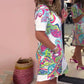 🌷Limited Time Offer 50% OFF🌸Women Colorful Printed V-Neck Dress💐