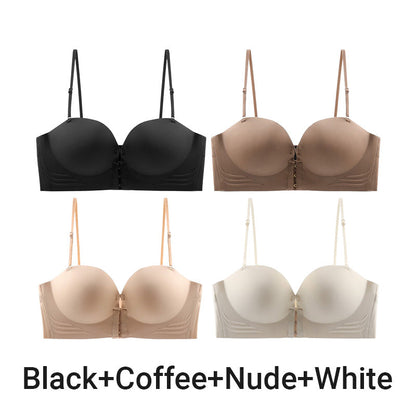 🔥 Buy One Get One Free！🔥2025 Hot Sale👙Style No-Shave Gathering Support Bra for Women