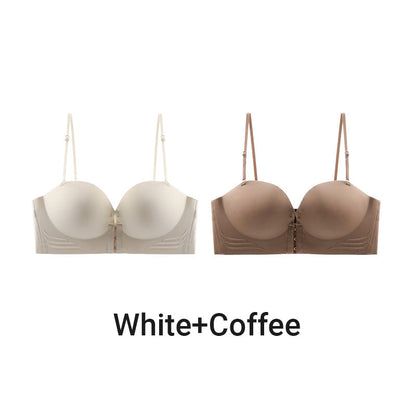 🔥 Buy One Get One Free！🔥2025 Hot Sale👙Style No-Shave Gathering Support Bra for Women