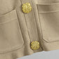 🔥2025 HOT SALE🔥 Gold Button Soft Knit Trouser Co-Ord