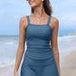 💥Big price reduction！🩱Women Vintage Tummy Control Two Piece Tankini Swimsuits