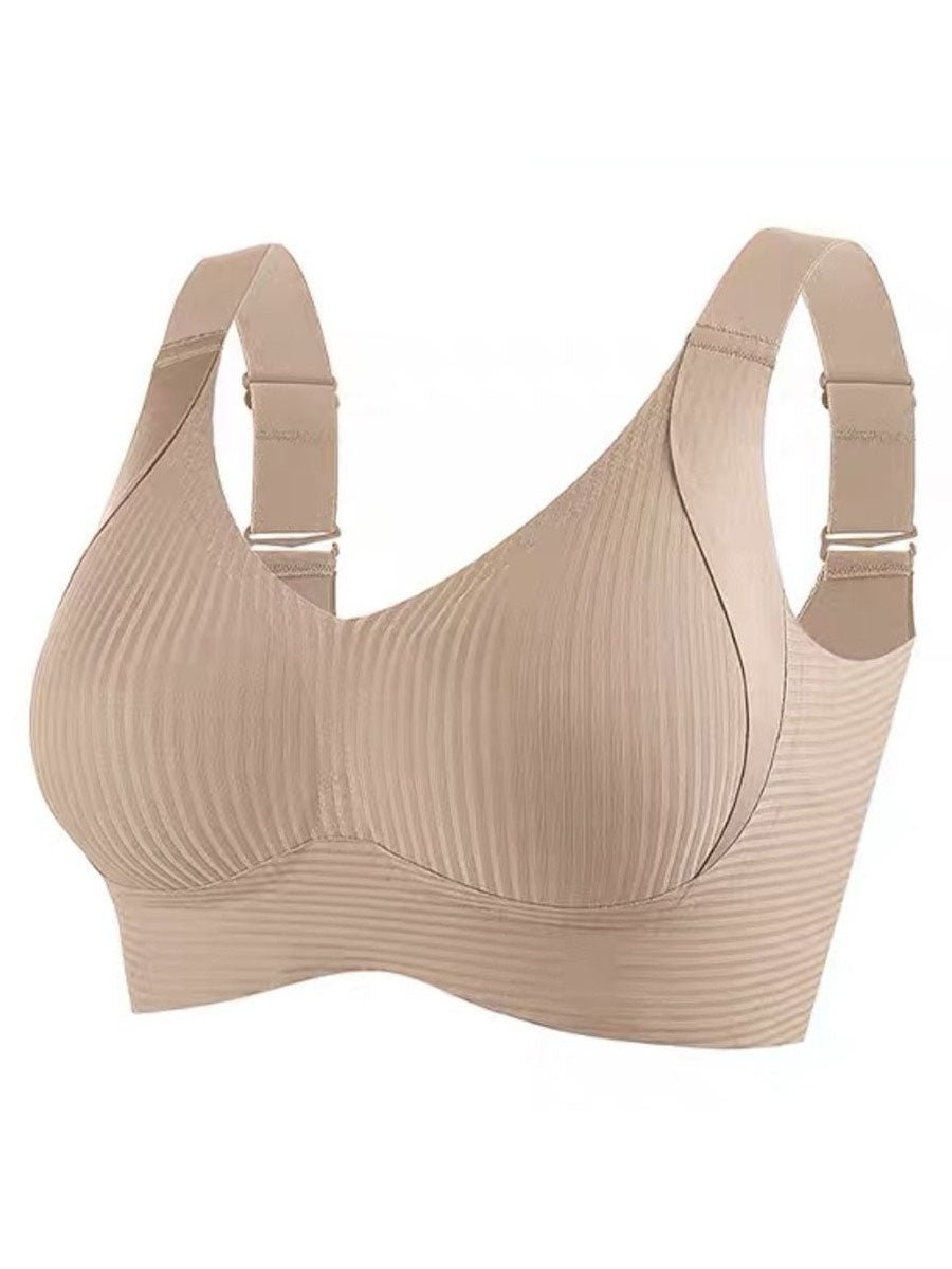 🎁Buy 1 Get 2 Free💕Women's Ribbed Push Up Adjustable Wireless Bra