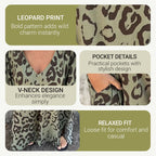 💖Limited Sale 50% OFF💖Safari Chic Leopard Dress