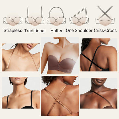 🔥 Buy One Get One Free！🔥2025 Hot Sale👙Style No-Shave Gathering Support Bra for Women