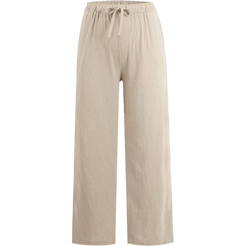 🔥2025 NEW SALES - 50% OFF🔥Women's Summer Cotton Linen Wide Leg Pants