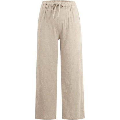 🔥2025 NEW SALES - 50% OFF🔥Women's Summer Cotton Linen Wide Leg Pants