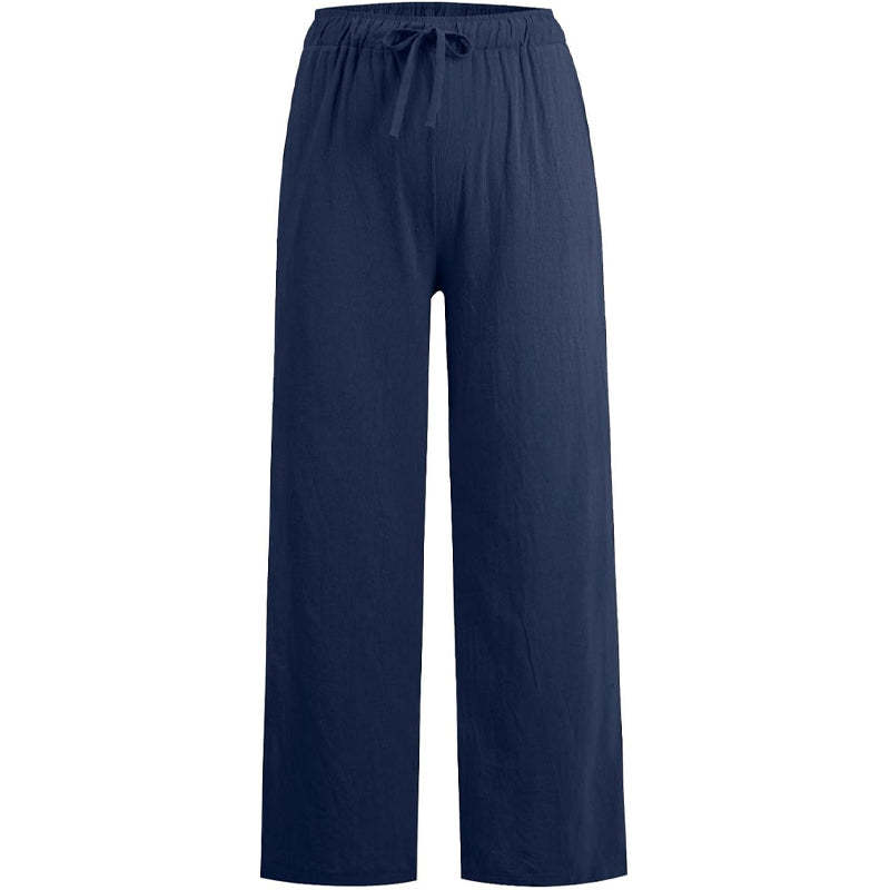 🔥2025 NEW SALES - 50% OFF🔥Women's Summer Cotton Linen Wide Leg Pants