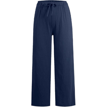 🔥2025 NEW SALES - 50% OFF🔥Women's Summer Cotton Linen Wide Leg Pants