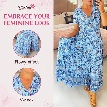 🌸Spring Specials🌸Floral Print V-neck Dress