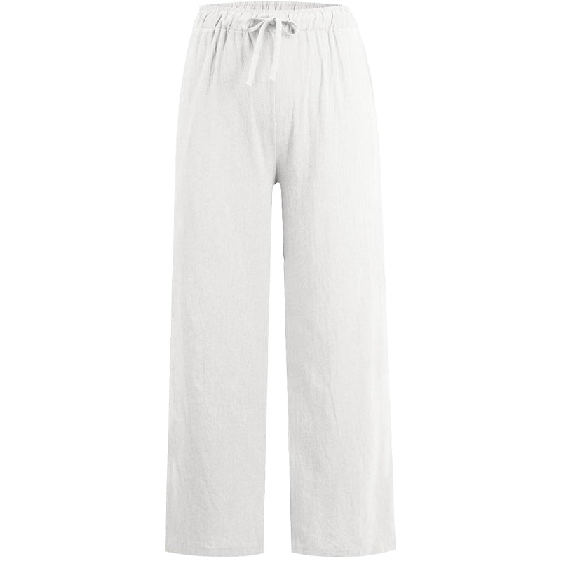 🔥2025 NEW SALES - 50% OFF🔥Women's Summer Cotton Linen Wide Leg Pants