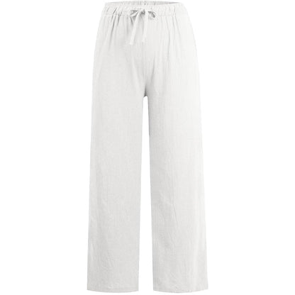 🔥2025 NEW SALES - 50% OFF🔥Women's Summer Cotton Linen Wide Leg Pants
