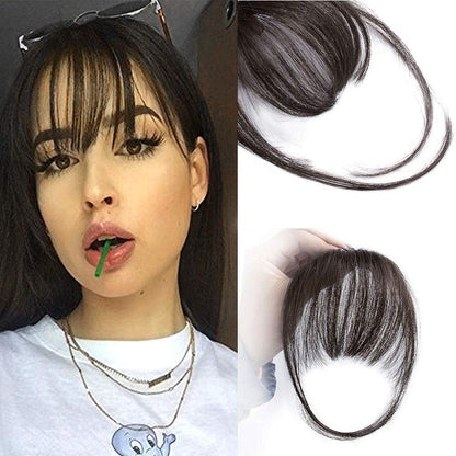 🔥Limited Sale 50% OFF🔥Clip In Bangs 100% Human Hair Extensions Air Bangs