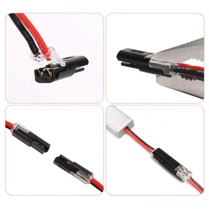 🔧Double-wire Plug-in Connector With Locking Buckle