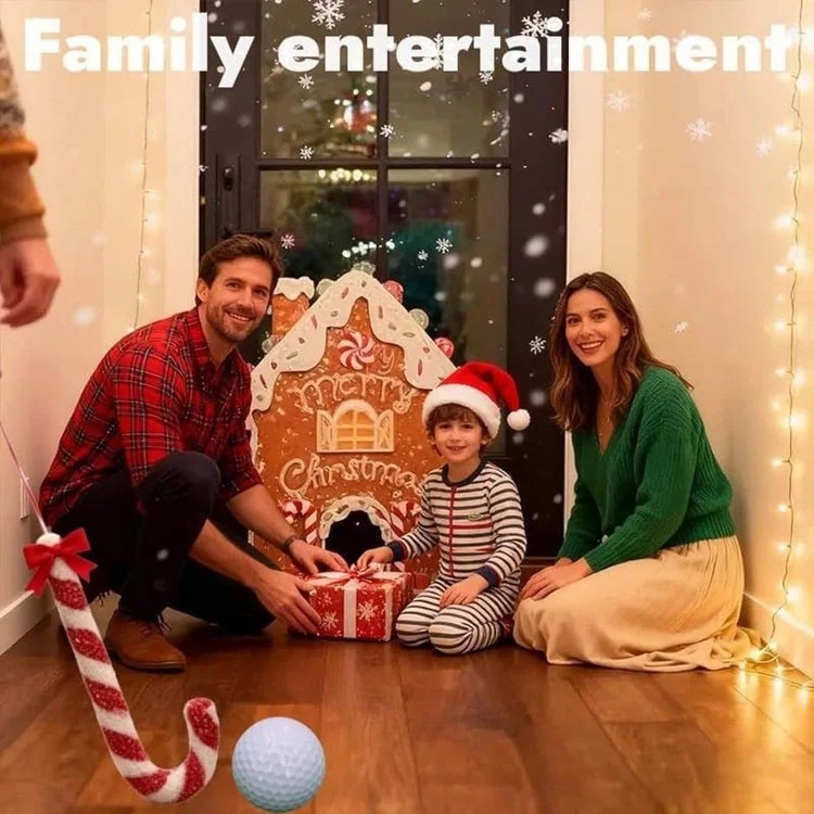 🎅Weihnachtsverkauf 50% Rabatt🍪Lebkuchen-Golfspiel-Set - Bestes Weihnachtsspiel