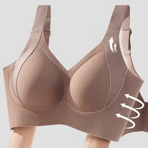 🎁Buy 1 Get 2 Free💕Women's Ribbed Push Up Adjustable Wireless Bra