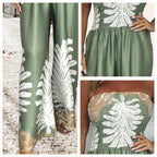🔥 Summer Special 50% off 🌊💕Women’s Sexy Summer Print Loose Fit Strapless Jumpsuit