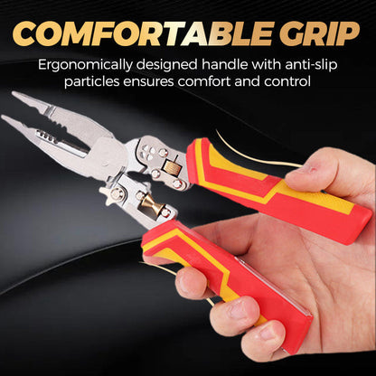 ⚡8-In-1 Wire Stripper with Voltage Tester
