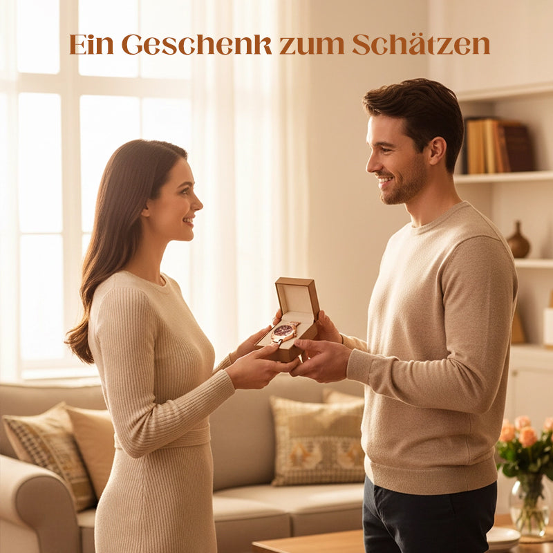 🔥Weihnachtsverkauf – bis zu 50 % Rabatt🎅  Elegante wasserdichte Damenuhr