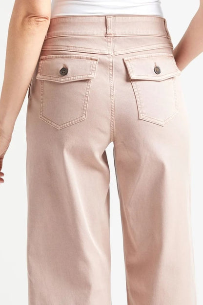 👖2025 HOT SALE 50% OFF💷Stretch Twill Cropped Wide Leg Pants