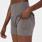 ✨️2025 Hot Sale 60% OFF🥰High Waisted 2-in-1 Yoga Shorts & Side Pockets