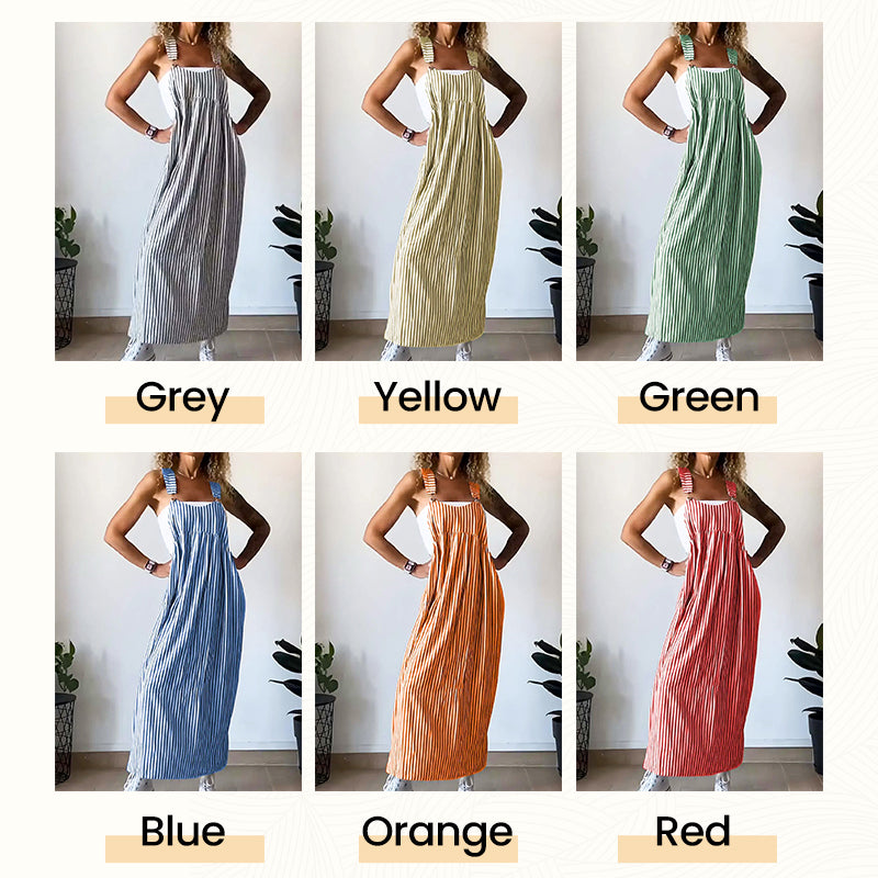🌸NEW HOT SALE✨ Casual Striped Camisole Dress – Effortless Style & Comfort! 💖