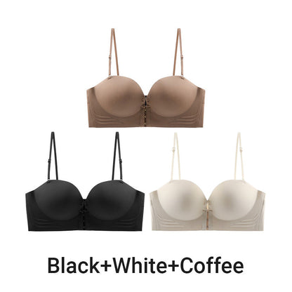 🔥 Buy One Get One Free！🔥2025 Hot Sale👙Style No-Shave Gathering Support Bra for Women