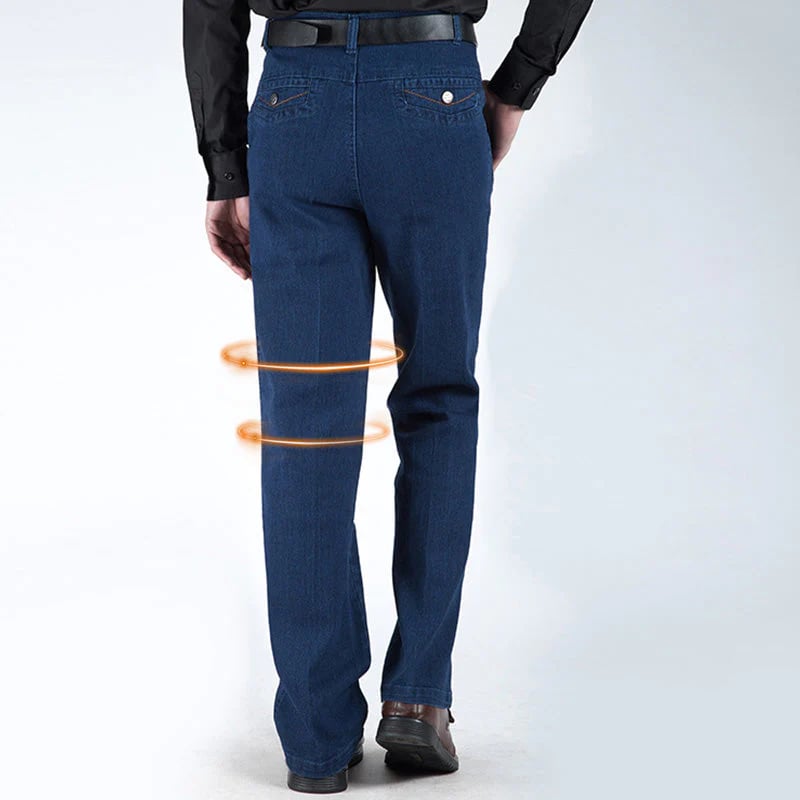 🔥Big Sale 57% OFF🔥Men's High Waist Straight Cut Jeans