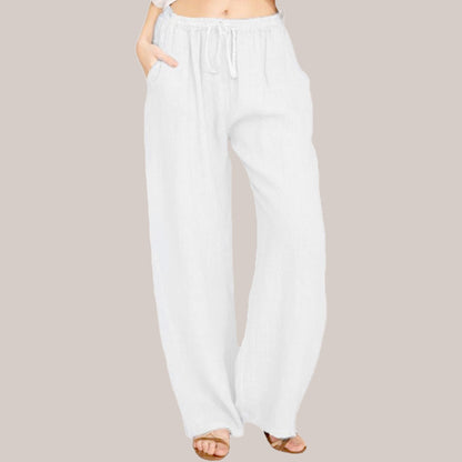 🔥2025 NEW SALES - 50% OFF🔥Women's Summer Cotton Linen Wide Leg Pants