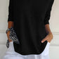 💖50% OFF💖Solid Color Knitted V-neck Top - Cozy and Stylish!