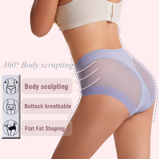 🎁Buy 2 get 1 Free⏳High Waist Ice Silk Seamless Shaping Briefs（3PCS）