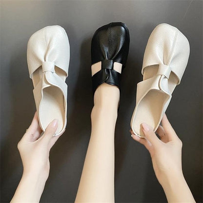 🔥Hot Sale 50% Off🔥Plus-size Cut-Out Design Flat Mules
