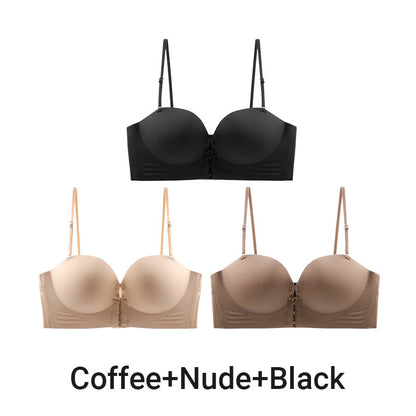 🔥 Buy One Get One Free！🔥2025 Hot Sale👙Style No-Shave Gathering Support Bra for Women