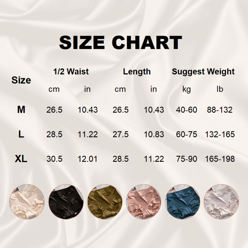 🥰Atmungsaktive Damen-Slips aus hochelastischem Satin mit Baumwollfutter, gesund, bequem und nahtlos