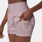 ✨️2025 Hot Sale 60% OFF🥰High Waisted 2-in-1 Yoga Shorts & Side Pockets