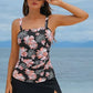 💥Big price reduction！🩱Women Vintage Tummy Control Two Piece Tankini Swimsuits