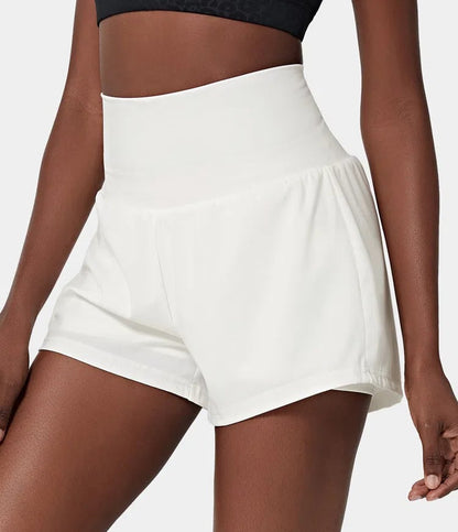 ✨️2025 Hot Sale 60% OFF🥰High Waisted 2-in-1 Yoga Shorts & Side Pockets