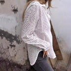 💥Limited Time Sale💃Hand-carved Feature Cutout Shirt