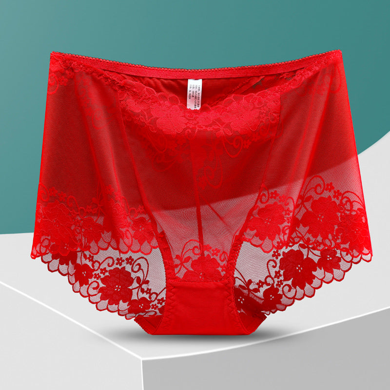 🔥Hot Sale🔥Ladies Silk Lace Handmade Panties