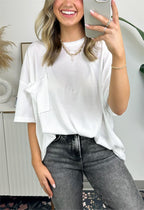🌸Summer Specials🌸Women's Raw Edge Boxy Tee