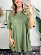 🌸Summer Specials🌸Women's Raw Edge Boxy Tee