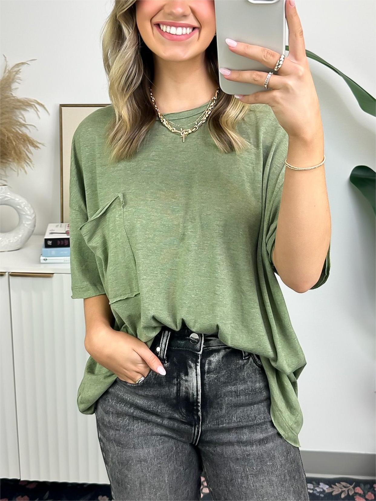 🌸Summer Specials🌸Women's Raw Edge Boxy Tee