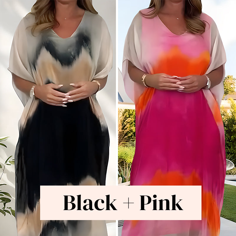 🔥Big price reduction💃Women's Comfortable Flowy Tie Dye Dress