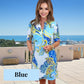 🌷Big price reduction🌸Women Colorful Printed V-Neck Dress💐