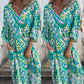 🌸Spring Specials 50% Off🌸Women's Bohemian V-Neck Abstract Printed Maxi Dress