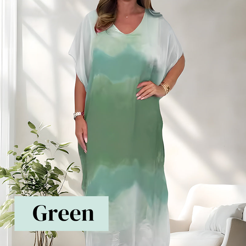 🔥Big price reduction💃Women's Comfortable Flowy Tie Dye Dress