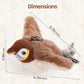 💥Hot Sale 50%OFF😻Realistic Sparrow Cat Toy – Rechargeable Chirping & Flapping Bird🐦